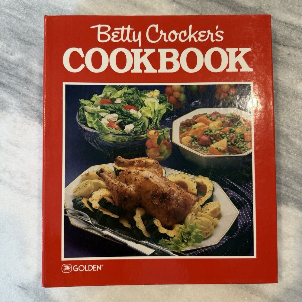 Betty Crocker’s Cookbook 1988 Fourth Printing Red Binder Golden Press